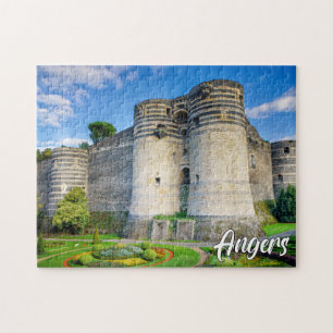 Angers Towers, Angers, France Jigsaw Puzzle