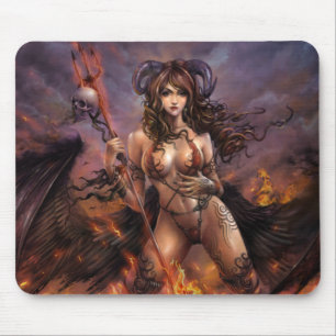 Anges foncés "Charon" d'Azmodeus, tapis de souris