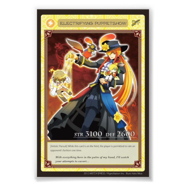 Anghel world photo-Electrifying Puppetshow Photo Print (Front)