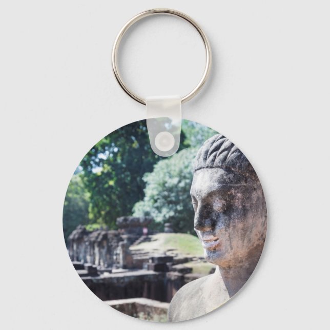 anghor wat budha keychain (Front)