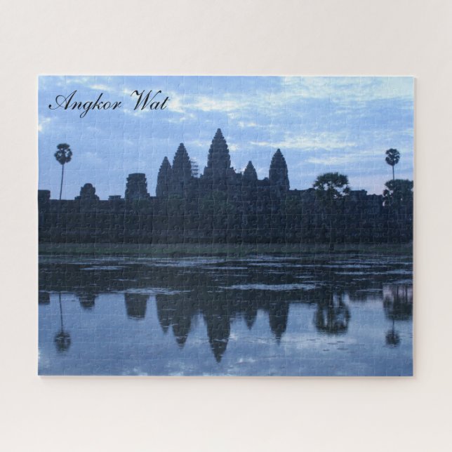angkor blue jigsaw puzzle (Horizontal)