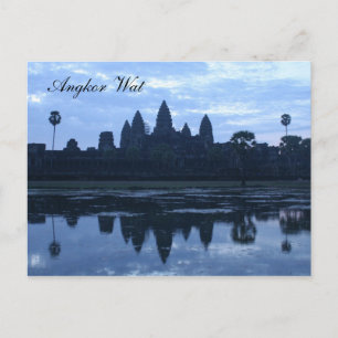 angkor blue postcard