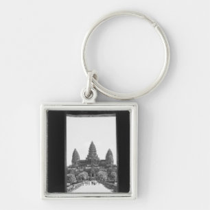 Angkor Cambodia, Angkor Wat Doorway View 2 Keychain