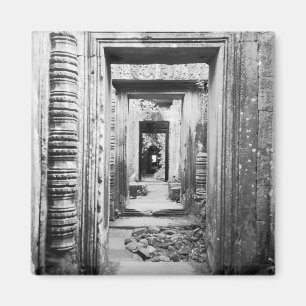 Angkor Cambodia, Doorways Preah Khan Magnet
