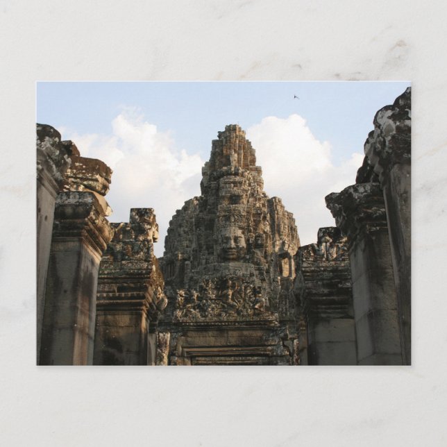 angkor cambodia face postcard (Front)