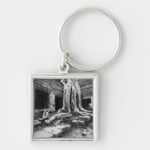 Angkor Cambodia, Ta Prohm Tree Keychain