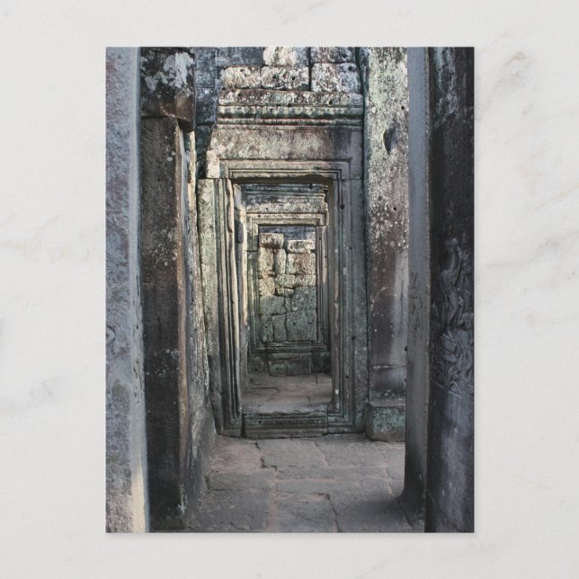 angkor doors postcard (Front)