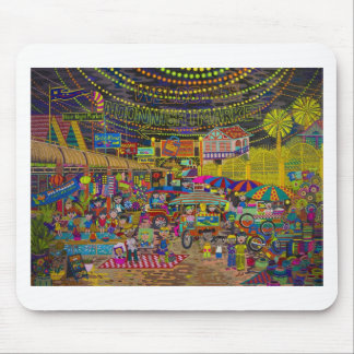 'Angkor Night Market' Mouse Pad