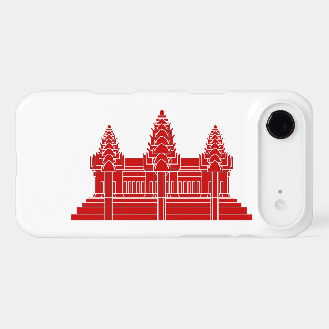 Angkor Vat Cambodgien / Drapeau Khmer (Verso (Horizontal))