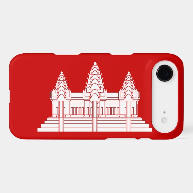 Angkor Vat Cambodgien / Drapeau Khmer (Verso (Horizontal))