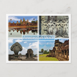 ANGKOR WAT - Cambodia - Awatdevatasuppeleve - Naga Postcard