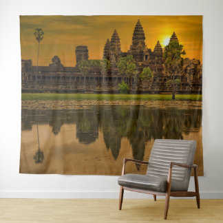 Angkor Wat Cambodia Khmer Temple Tapestry