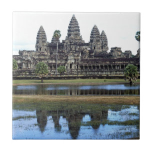 Angkor Wat Cambodia Temple Travel Photography Tile
