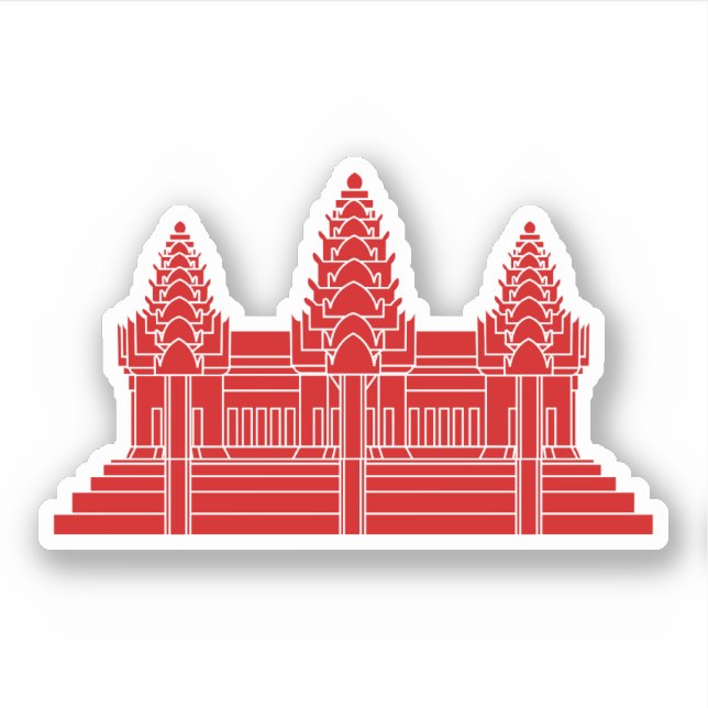 Angkor Wat Cambodian / Khmer Flag (Front)
