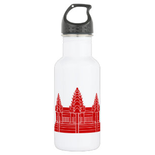 Angkor Wat Cambodian / Khmer Flag 532 Ml Water Bottle