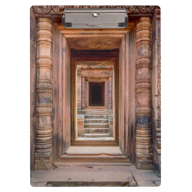 Angkor Wat Entryway, Cambodia Clipboard (Front)