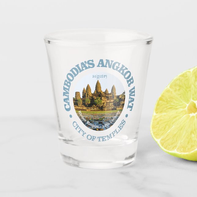Angkor Wat Shot Glass (Front)