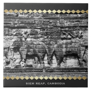 Angkor Wat Temple Cambodia Ceramic Tile