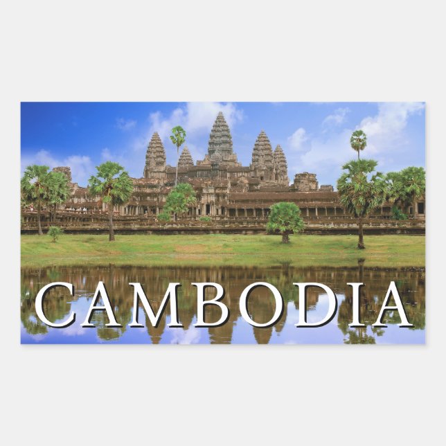 Angkor Wat Temple | Kampuchea, Cambodia Sticker (Front)