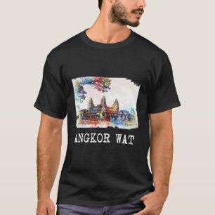 Angkor Wat Tshirt Cambodge Tee - shirt Vishnu Hind