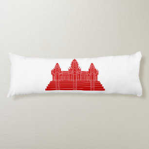 Angkor Wat Ver.2.0. Khmer Temple Body Pillow