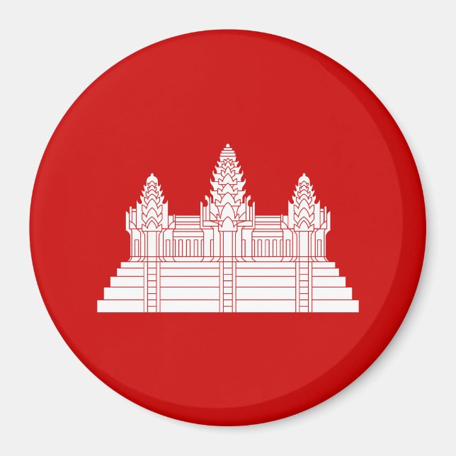 Angkor Wat Ver.2.0. Khmer Temple Magnet (Front)
