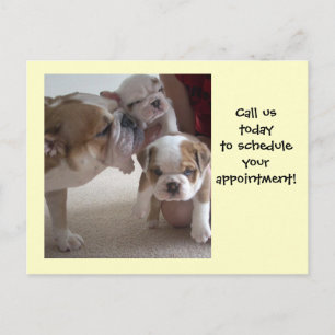 Anglais Bulldog Maman &Pups cartes postales rappel