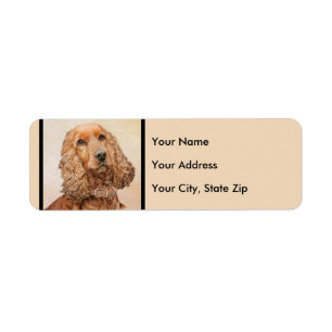 Anglais Cocker Peinture Espagnole - Art Chien orig