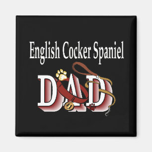 Anglais Cocker Spaniel DAD Magnet