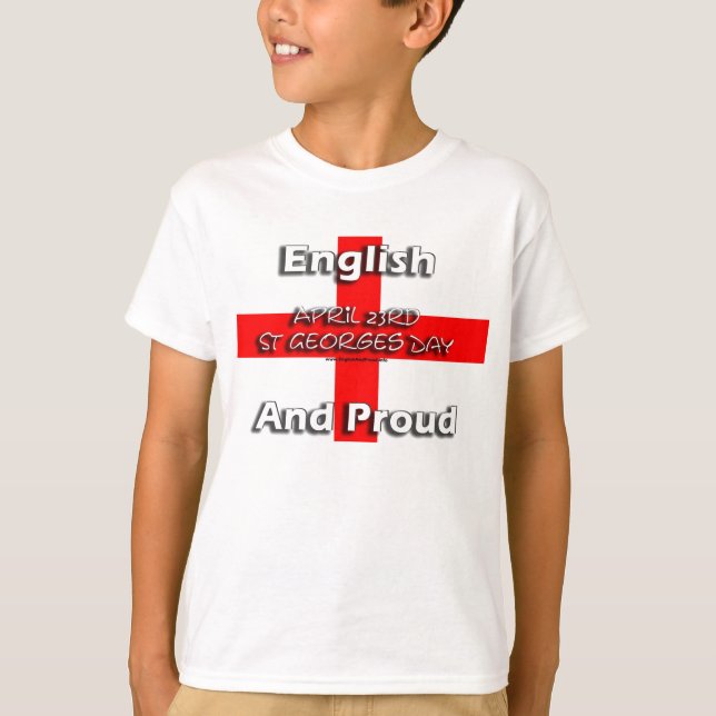 Anglais et fier - T-shirt d'enfants (Devant)