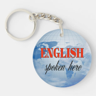 Anglais parlé ici terre nuageuse