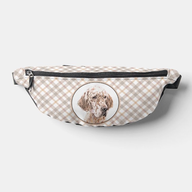 Anglais Setter Orange Belton Peinture Pet Chien Ar (Poser)