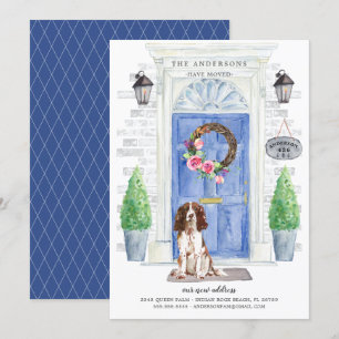 Anglais Springer Spaniel Door Moor Faire-part
