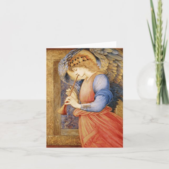 Angle d'art fin avec carte de note en Flûte (Devant)