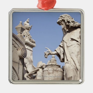 Angle Statue Close Up in La Recoleta Cemetery Metal Ornament