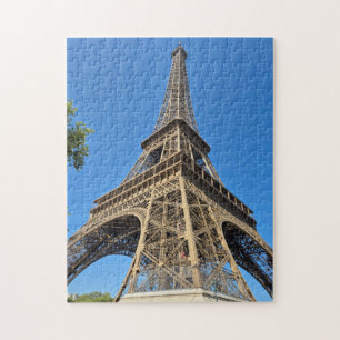 Angled Eiffel Tower Jigsaw Puzzle