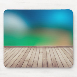 angled wood floor mouse pad