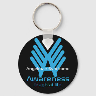 Angleman Syndrome Awareness Keychain