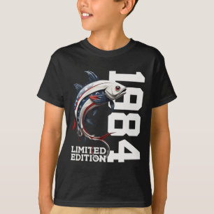 Angler 41st Birthday Fishing Limited Edition 1984 T-Shirt