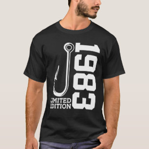ANGLER 42ND BIRTHDAY FISHING LIMITED EDITION 1983 T-Shirt