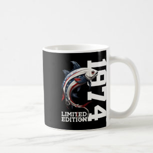 Angler 51st Birthday Fishing Limited Edition 1974 Coffee Mug