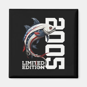 Angler Birthday Fishing Limited Edition 2005  Magnet