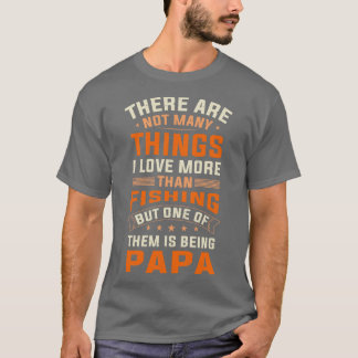 Angler Dad Saying Fathers Day Men T-Shirt