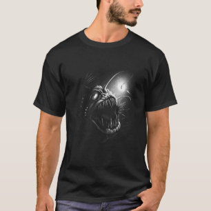 Angler Fish Realistic Angler Fish Animal Lovers Ar T-Shirt
