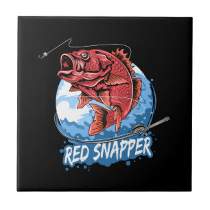 angler-fish-red-snapper-fisherman-artwork-vector tile