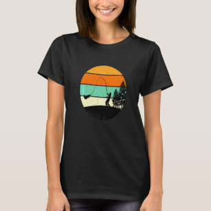 Angler Fisherman Lake Fishing Vintage Nostalgia Re T-Shirt