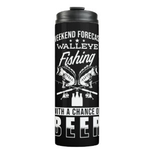 Angler Gift Walleye Fish Thermal Tumbler