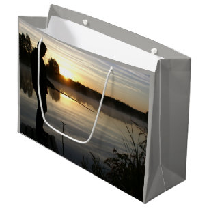 Angler morning large gift bag