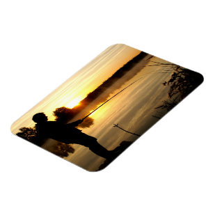 Angler morning magnet