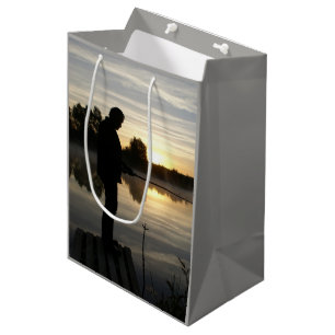 Angler morning medium gift bag